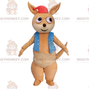 Kangaroo BIGGYMONKEY™ mascot costume, kangaroo costume