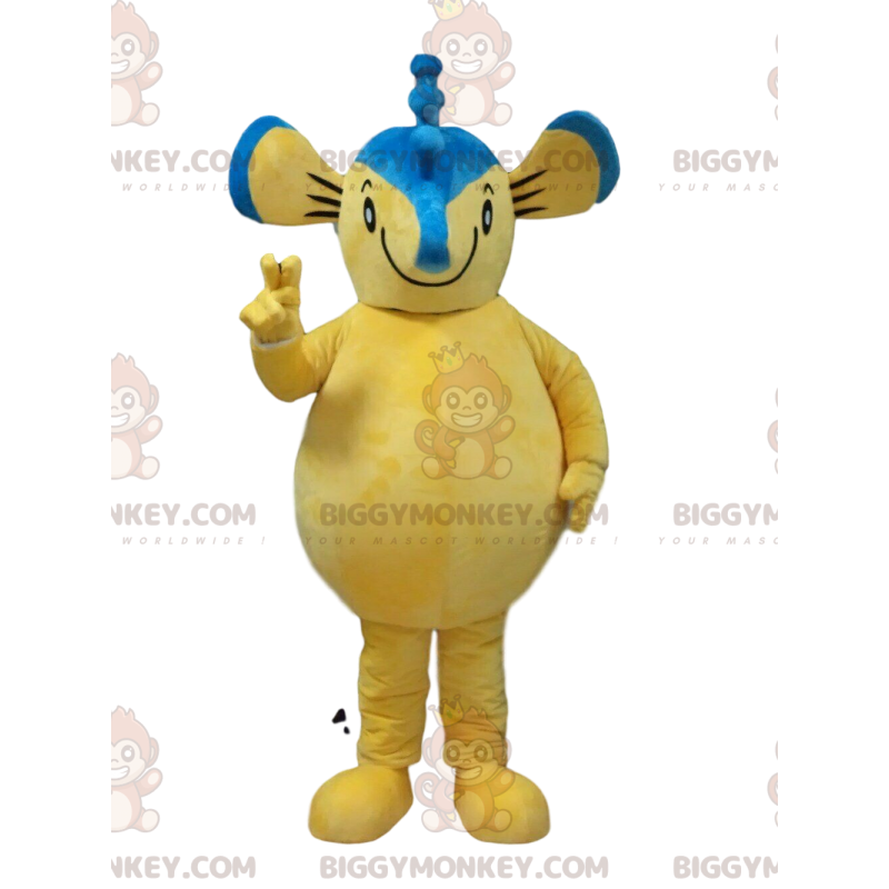 BIGGYMONKEY™ søheste maskot kostume, mus kostume, gult dyr - BIGGYMONKEY™ søheste maskot kostume, mus kostume, gult dyr -