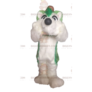 Kostým maskota BIGGYMONKEY™ husky, kostým psa, plyšový chlupatý