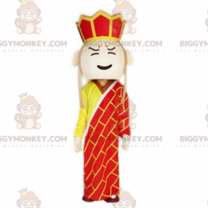 Στολή μασκότ King BIGGYMONKEY™, εορταστικός και πολύχρωμος