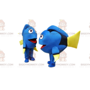 BIGGYMONKEY™ mascot costume of Dory, the famous sea fish in the Nemo cartoon - Fish Mascots - BiggyMonkey.com