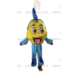Flounder BIGGYMONKEY™ mascot costume, famous fish from The