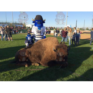 Awesome Blue Buffalo BIGGYMONKEY™ Mascot Costume -