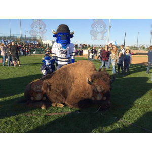 Υπέροχη στολή μασκότ BIGGYMONKEY™ Blue Buffalo - Biggymonkey.com