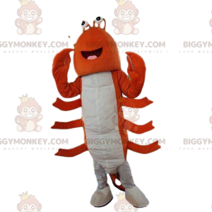 Lobster BIGGYMONKEY™ mascot costume, crawfish costume, sailor