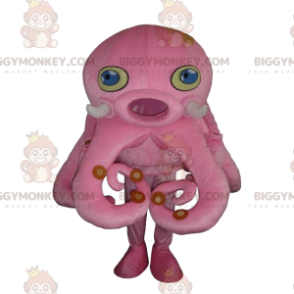Kostým maskota růžové chobotnice BIGGYMONKEY™, kostým chobotnice, kostým námořníka - Rybí maskoti - BiggyMonkey.com