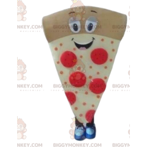 Rebanada de pizza BIGGYMONKEY™ disfraz de mascota, disfraz de