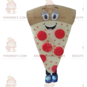 Kostým maskota BIGGYMONKEY™ na pizzu, kostým na pizzu, převlek