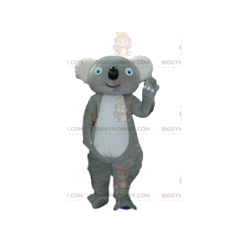 Huiswerk maken Mooie jurk Herziening BIGGYMONKEY™ mascottekostuum van grijze koala Besnoeiing L (175-180 cm)