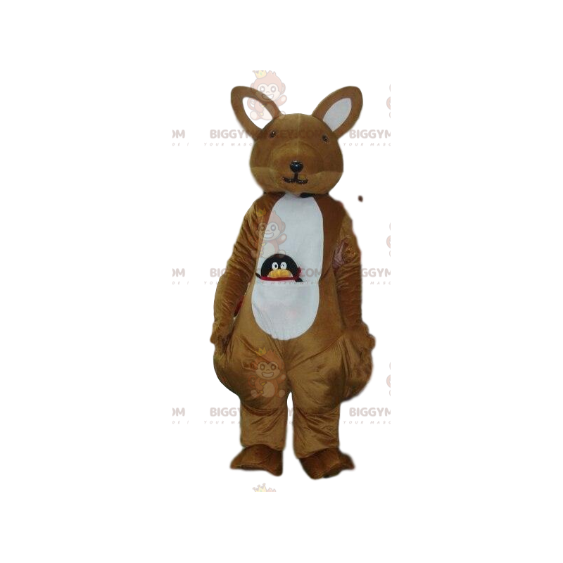 Disfraz de mascota canguro BIGGYMONKEY™, disfraz de canguro Disfraz de mascota canguro BIGGYMONKEY™, disfraz de canguro