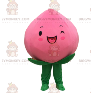 Costume de mascotte BIGGYMONKEY™ de fleur de lotus, bouton de