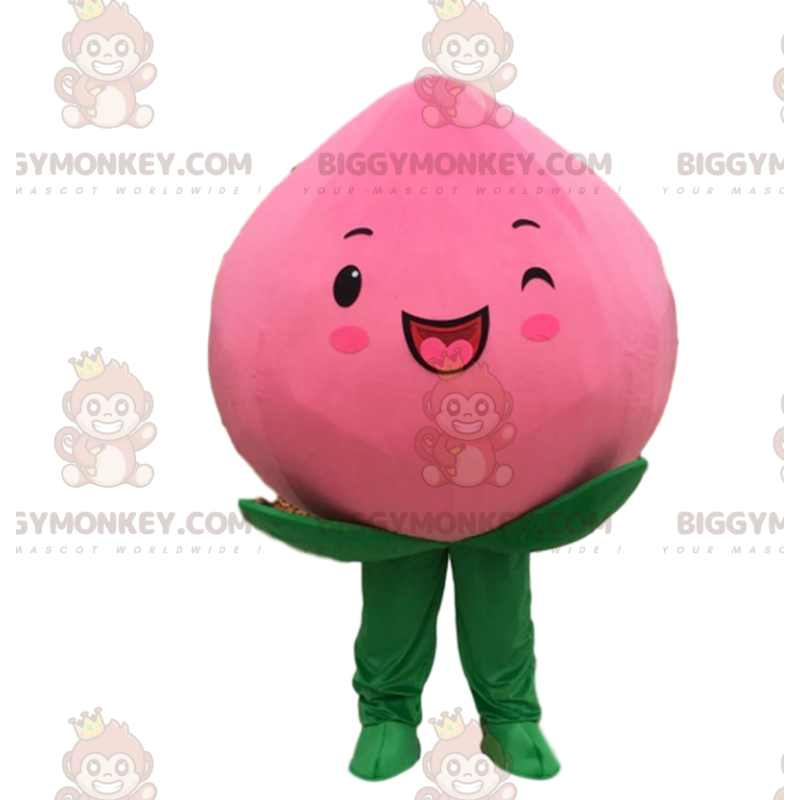 Lotusbloem BIGGYMONKEY™ mascottekostuum, lotusknop Lotusbloem BIGGYMONKEY™ mascottekostuum, lotusknop