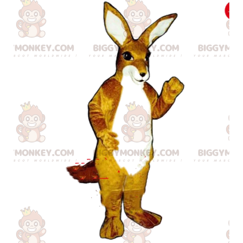 Fantasia de mascote Kangaroo BIGGYMONKEY™, fantasia de canguru Fantasia de mascote Kangaroo BIGGYMONKEY™, fantasia de canguru