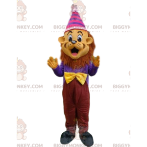 Costume de mascotte BIGGYMONKEY™ de lion festif, costume de