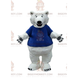 Fantasia de mascote de urso polar BIGGYMONKEY™, fantasia de