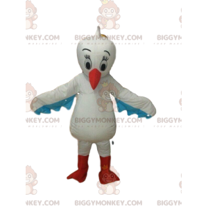 Costume de mascotte BIGGYMONKEY™ de pélican, costume d'oiseau