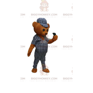 Στολή μασκότ BIGGYMONKEY™ αρκουδάκι, στολή καφέ αρκούδας