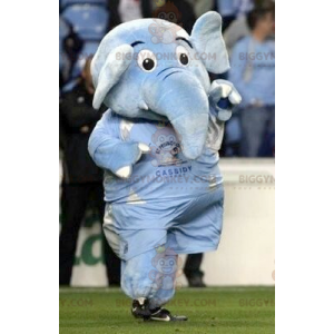 Kæmpe blå elefant BIGGYMONKEY™ maskotkostume - Biggymonkey.com