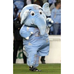 Στολή μασκότ για Giant Blue Elephant BIGGYMONKEY™ - Μασκότ ελεφάντων - BIGGYMONKEY_0955 - BiggyMonkey.com