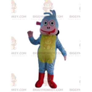 Kostým maskota BIGGYMONKEY™ Babouche, Dořina slavného barevného