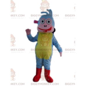 Kostým maskota BIGGYMONKEY™ Babouche, Dořina slavného barevného opičího společníka - Opičí maskoti - BiggyMonkey.com