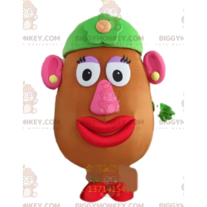 BIGGYMONKEY™-mascottekostuum van mevrouw Potato Head, beroemd