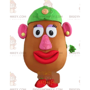 Traje de mascote BIGGYMONKEY™ da Sra. Cabeça de Batata, famosa