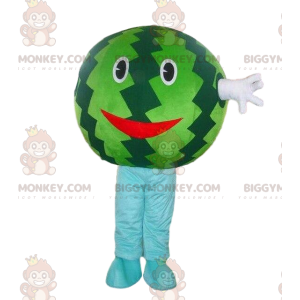 Watermeloen BIGGYMONKEY™ mascottekostuum, meloenkostuum