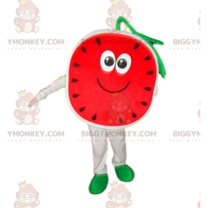 Wassermelone BIGGYMONKEY™ Maskottchenkostüm, Melonenkostüm