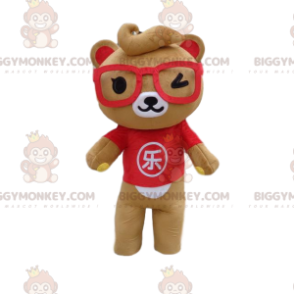 Kostým maskota Teddy BIGGYMONKEY™, kostým medvěda, koketní