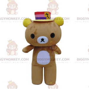 Στολή μασκότ Teddy BIGGYMONKEY™, στολή αρκούδας, καφέ αρκουδάκι