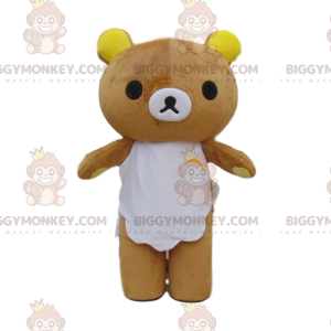 Teddy BIGGYMONKEY™ mascot costume, brown bear costume, plush