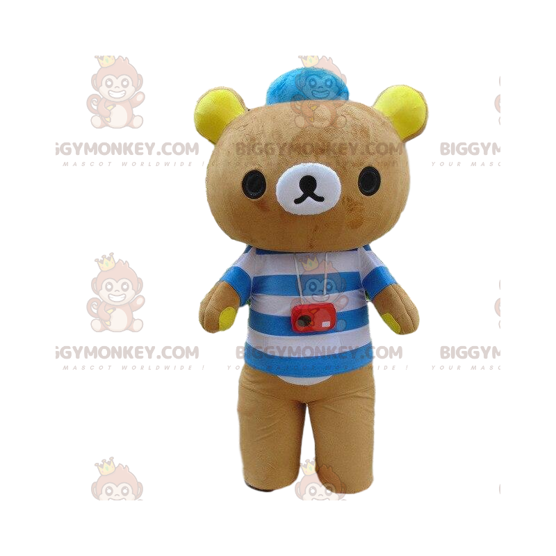 Disfraz de mascota Teddy BIGGYMONKEY™, disfraz de oso, oso de Disfraz de mascota Teddy BIGGYMONKEY™, disfraz de oso, oso de