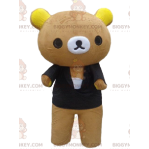 Romantischer Teddybär BIGGYMONKEY™ Maskottchenkostüm