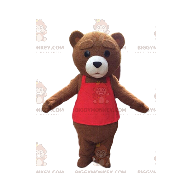 Disfraz de mascota Big Brown Teddy BIGGYMONKEY™, disfraz de oso