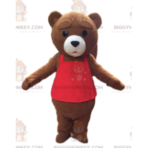 Big Brown Teddy BIGGYMONKEY™ Mascot Costume, Brown Bear Costume