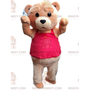 Disfraz de oso de peluche marrón grande, disfraz de oso pardo -