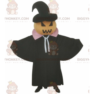 Halloween pumpkin BIGGYMONKEY™ mascot costume, spooky costume -