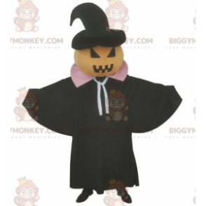Halloween pumpkin BIGGYMONKEY™ mascot costume, spooky costume -