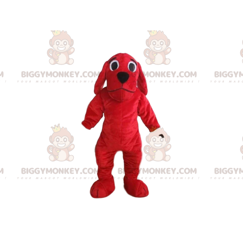 Costume da mascotte cane rosso BIGGYMONKEY™, costume da Costume da mascotte cane rosso BIGGYMONKEY™, costume da
