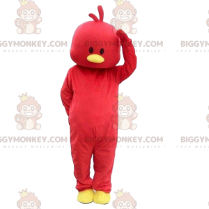 Kostým maskota Red Chick BIGGYMONKEY™, kostým červeného ptáka –