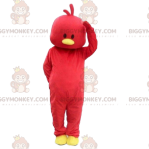 Disfraz de mascota Red Chick BIGGYMONKEY™, disfraz de pájaro rojo - Mascota del pájaro - BIGGYMONKEY_08309 - BiggyMonkey.com