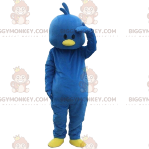 Kostium maskotki niebieskiego ptaka BIGGYMONKEY™, kostium