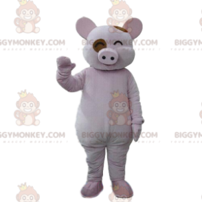 Laughing Pig BIGGYMONKEY™ maskotkostyme, latterdrakt, gårdsdyr - Grisemaskotter - BIGGYMONKEY_08318 - BiggyMonkey.com