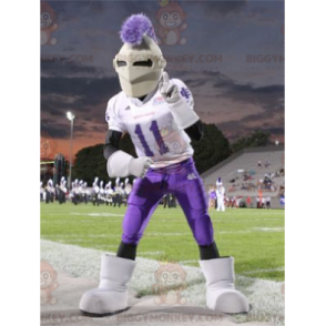 Traje de mascote Knight BIGGYMONKEY™ com capacete e roupas