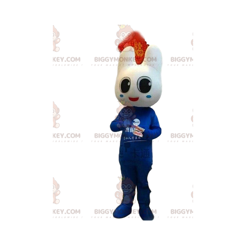 Disfraz de mascota Tooth BIGGYMONKEY™, disfraz de dentista, diente azul - Mascotas sin clasificar - BiggyMonkey.com