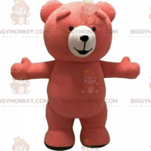 Big Pink Teddy BIGGYMONKEY™ Mascot Costume, Pink Bear Costume - Bear mascot - BIGGYMONKEY_08323 - BiggyMonkey.com