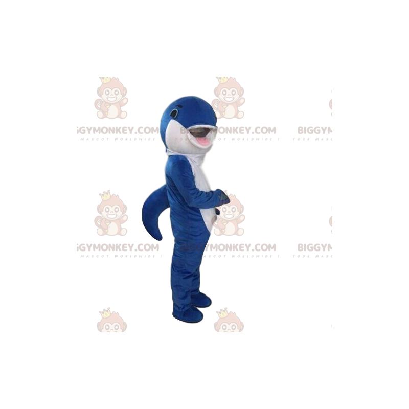 Kostým maskota Dolphin BIGGYMONKEY™, kostým delfína, maškarní Kostým maskota Dolphin BIGGYMONKEY™, kostým delfína, maškarní