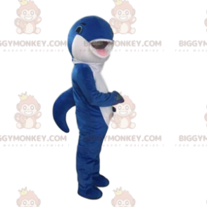 Στολή μασκότ Dolphin BIGGYMONKEY™, στολή δελφινιού, φανταχτερό