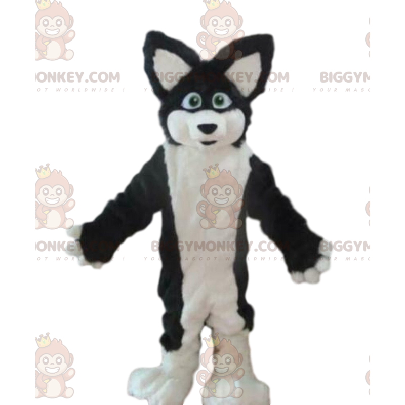 BIGGYMONKEY™ costume da mascotte di cane husky, costume da volpe, costume peloso - Mascotte di cani - BiggyMonkey.com